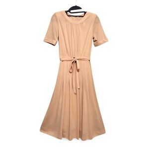 Vintage Mirage Pleated Dress